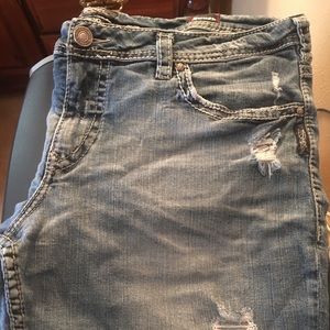SIlVER Brand size 18 jean shorts